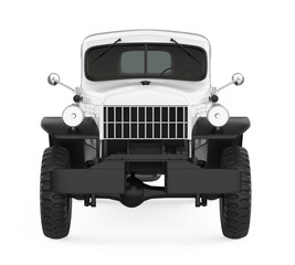 Vintage Pickup Truck Isolated