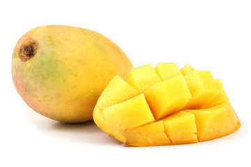 Mango with a half