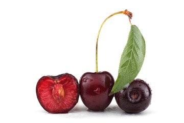 Cherries and half