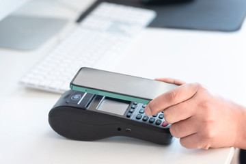Cell phones and POS machines in the Office