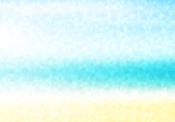 Summer polygonal background