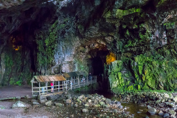  Smoo cave, Höhle bei Durness, Granfschaft Sutherland, Schottland