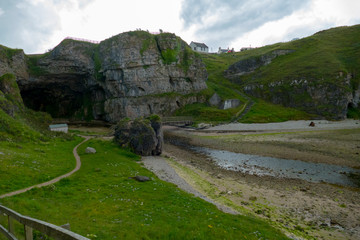  Smoo cave, Höhle bei Durness, Granfschaft Sutherland, Schottland