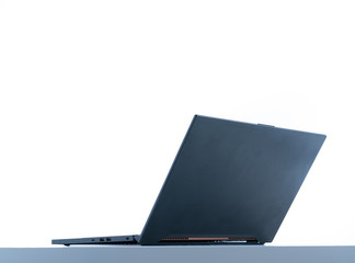 Business laptop pc isolated on white background