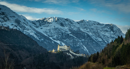  Erlebnisburg Hohenwerfen castle in alps austria © Sid Smith