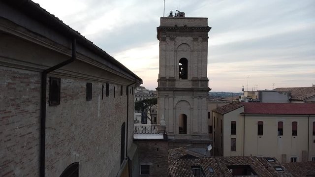 Lanciano vecchia al tramonto