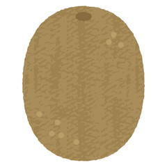手描き風かわいいキウイ-Kiwi vector art