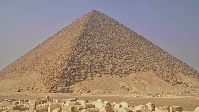Red Pyramid. The Red Pyramid, also called the North Pyramid, is the largest of the three major pyramids located at the Dahshur necropolis in Cairo, Egypt.