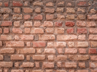 Brown brick wall ,seamless texture