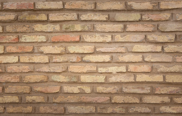 Brown brick wall ,seamless texture
