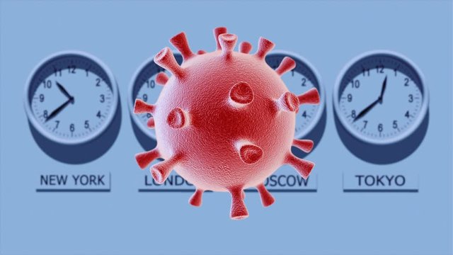 Corona virus concept. The coronavirus impact on the global economy and markets