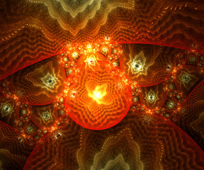 Computer generated colorful fractal artwork