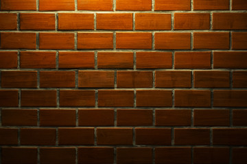 old vintage red brick wall texture background