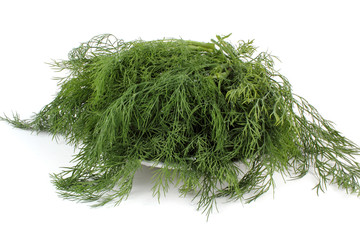 Dill on saucer