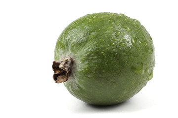 Wet feijoa fruit