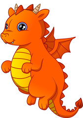 cute baby dragon cartoon