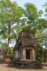 Temple in Angkor complex. Siem Reap, Cambodia.