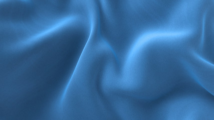 Obraz premium Abstract blue 3D background with soft waves