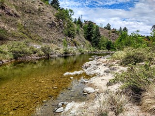 river in the mountains