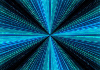 blue light abstract