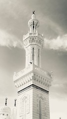 Obraz premium port said egypt calssic architecture black and white 