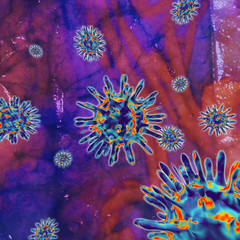Obraz na płótnie Canvas virus