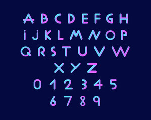 3d gradient alphabet type,alphabet letters set,font,3d decorative metters,gradient letters,logotype
