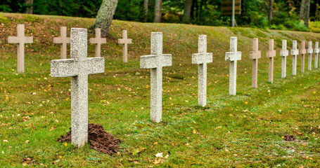 Cimetière de la Grande Guerre à Orbey, France