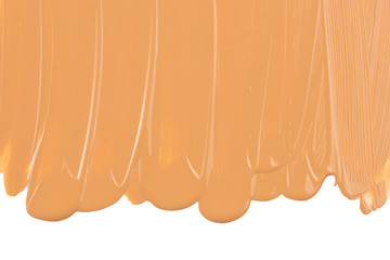 Liquid foundation texture. Make up for women.