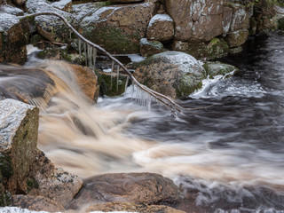Oderteich Ablauf Oder