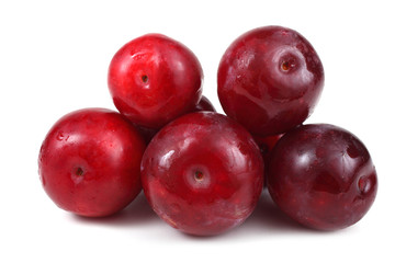 Red plums