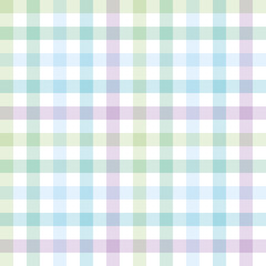 checkered background of stripes in green, blue and purple on white