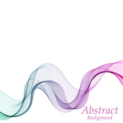 Colorful abstract color wave. vector background. presentation template