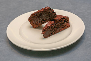 Brownies at Plate