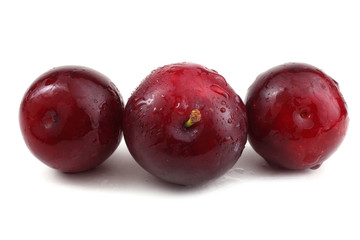 Three plums