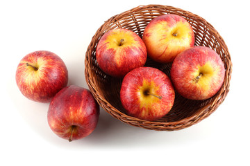 Gala apples in wicked plate