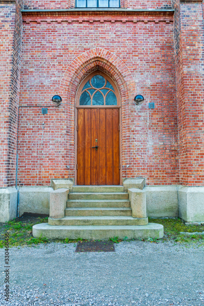 Wall mural Chapel Church Door