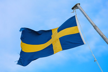 Swedish Flag Sky
