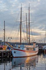 Fototapeta na wymiar Tall Ship Port Oslo Norway