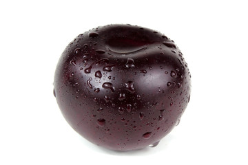 Wet black plum
