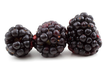 Three blackberries