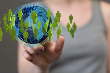 Structure of world economy, communication network..