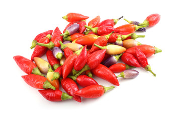 Little different color peppers