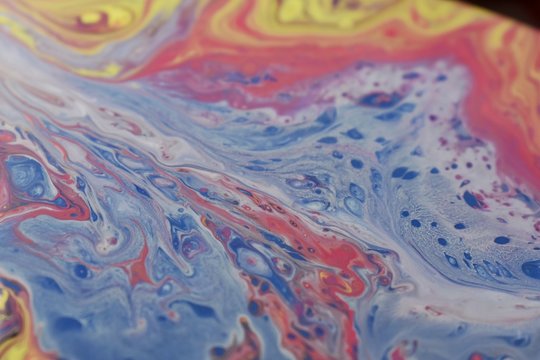 Liquid Oil Art - Great For An Artsy Background Or Wallpaper