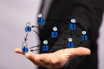 Digital Network and data concept.