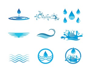 water  Logo Template vector illustration
