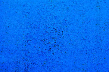texture of blue paint on wall