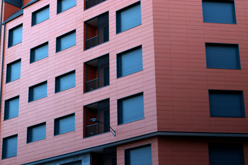 Urban view of the town of Bilbao