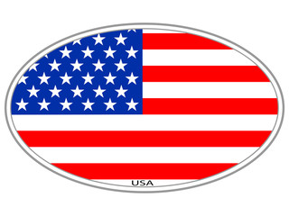 USA flag icon symbol sign
