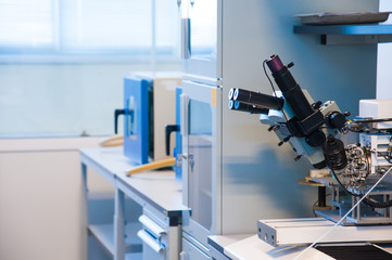 Interior of modern research laboratory